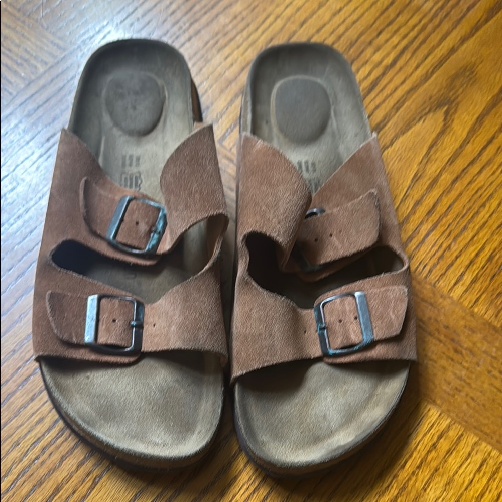 Well Loved Brown Suede Sandals